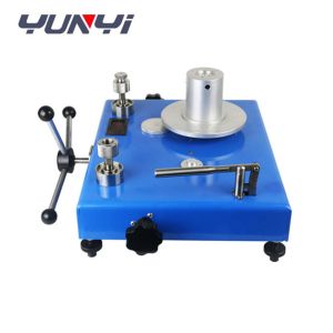 JY Hydraulic Dead Weight Tester Pressure Calibrator With Tungsten Carbide Piston