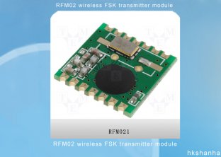 RFM02 wireless FSK transmitter modules