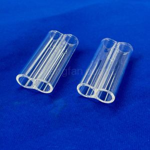 Customized High Purity Transparent Polished Clear Glass Tube Furnace