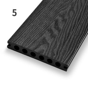 Wood Plastic Composite Garden Decking Boards moisture resistant decking panel