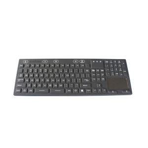 Washable Silicone Keyboard Industrial With Numeric Keypad Backlight