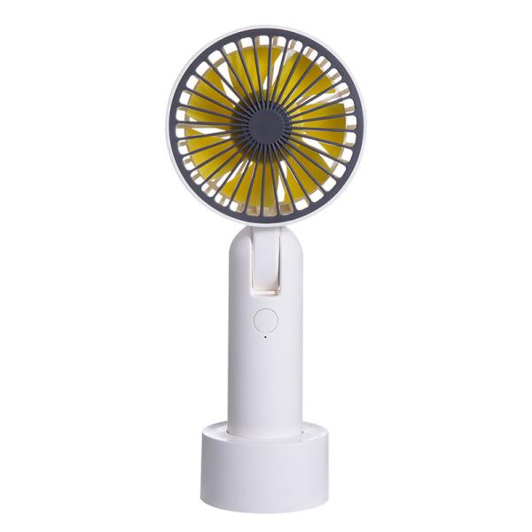 Quality 1200mAh Mini Portable Handheld Fan Rechargeable 3 Speed Handheld Mini Electric Fan for sale