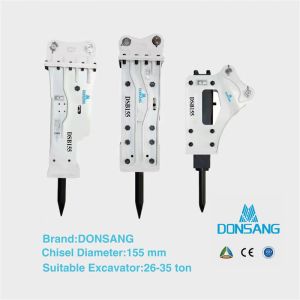China Open Type SB121 DSB155 Hydraulic Rock Hammer For  26 Ton 35 Ton Excavator on sale
