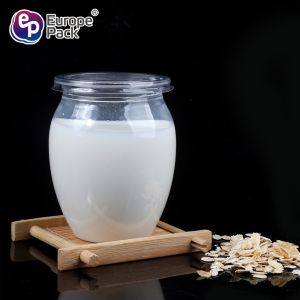 Eco-friendly PET round ice cream cups plastic dessert cups with lids Ice cream