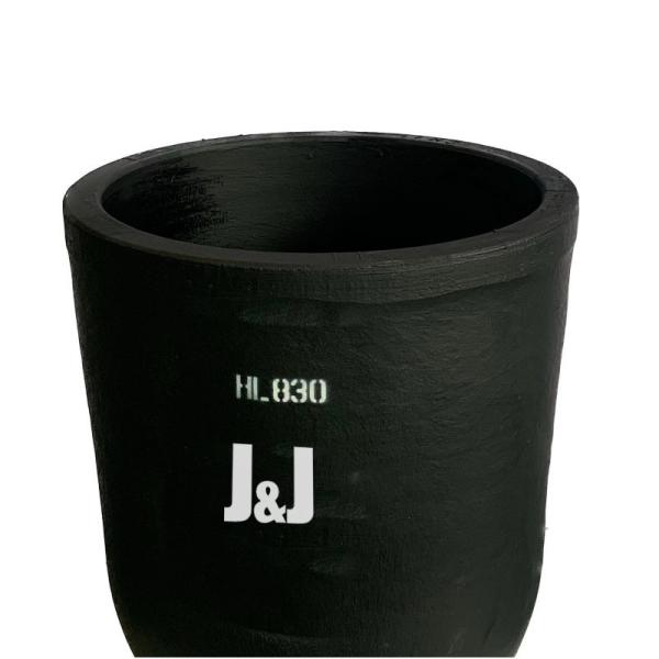 High Pure Silicon Carbide Graphite Crucible Conventional Circular Crucible Metal