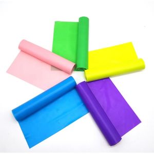 Width 15cm 60lbs Flat Latex Resistance Bands Not Loop For Workout