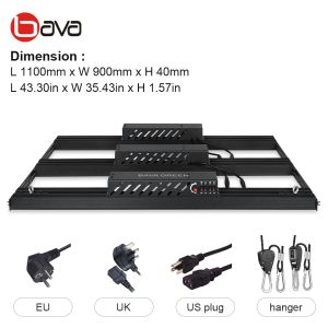 730nm 2.45umol/J Indoor Led Grow Lights 600W Uniform Distribution