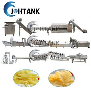 Wholesale Frozen French Fries Production Line Potato Fingers Making Machine 1000kg/H automatic Frozen French Fries Making Machine from china suppliers