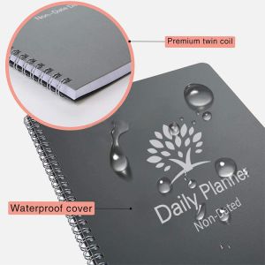 Offset Printing Hardcover Custom Journal Planner Glue Binding Daily Agenda