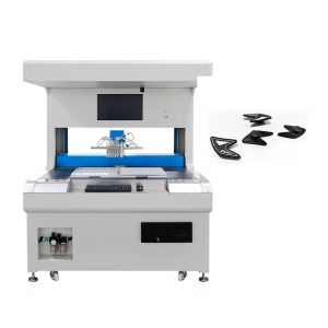 PU Shoe Material Gluing Machine with 860*380mm Working Desk Size and 220V Input