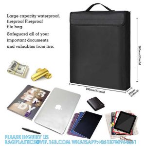 Customized Logo Safe Bag Explosion-Proof Folder Security Fireproof Waterproof