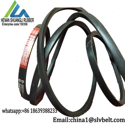 Rubber Ladder B Section V Belt Transmission Black Color TOP Width17mm Height 11mm