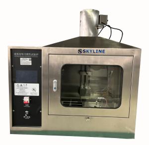 China Building Material Flammability Testing Equipment Ignitability Test Single Flame Source on sale