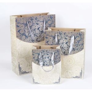 Custom Luxury Gift Garment Paper Shopping Bags With Logo Print