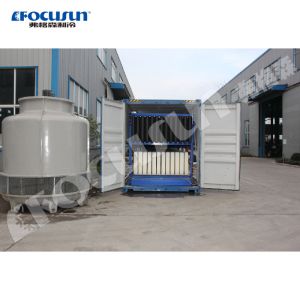 18 Ton/Day Containerized Direct Cooling Block Ice Maker Machine with Customized