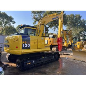 China Used Komatsu PC130-7 With Breaker 13 Tons Komatsu Excavator on sale