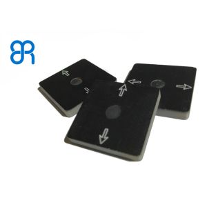 Small Size UHF RFID Hard Tag High Sensitivity 12dBm Black Color BRT-37