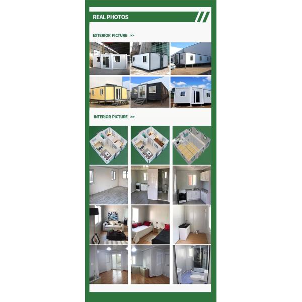 Internal Space Expandable Prefab House Expanding Container House For Dormitory