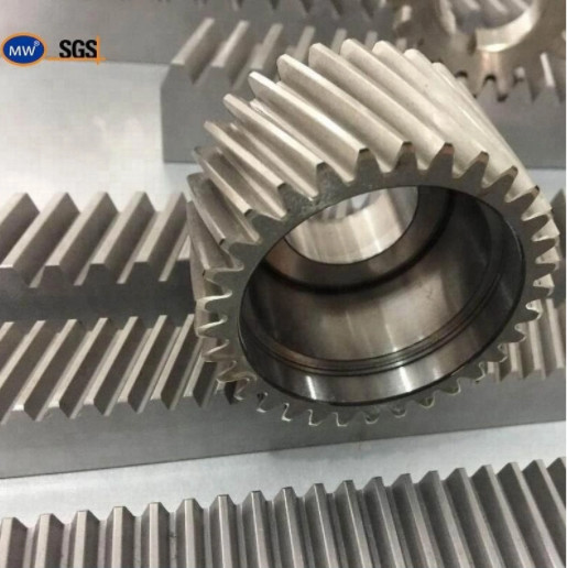 Quality MW High Quality Industrial Engraving Spur Helical M1 M1.5 M2 M2.5 M3 M4 M5 M6 M8 Dp Cp Steel Gear Rack for CNC Machine for sale