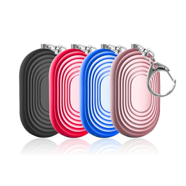 Quality 1 Year Warranty Personal Security Alarms Keyrings With LED Flashlight for sale