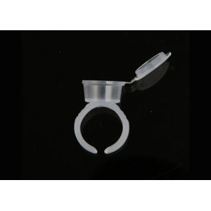 Transparent Flip Anti Oxidation Microblading Ink Cup Ring With Cover