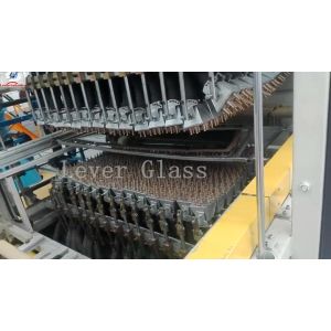 Wholesale Double Bending Glass Tempering Furnace for Automotive Back glass with moulds pressing from china suppliers