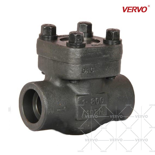 Bolted Bonnet Forged Steel Check Valve Class 800 Socket Weld Swing Type A105N 1"