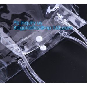 Summer beach clear PVC shoulder bag/transparent tote bag, Jelly PVC Material