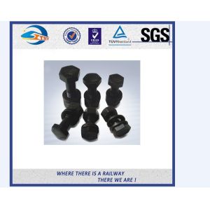 Wholesale durable high tensile strength railroad bolts and nuts for railway construction from china suppliers