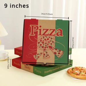 Custom Printed Pizza Boxes Paperboard Rectangular Pizza Shipping Boxes Custom