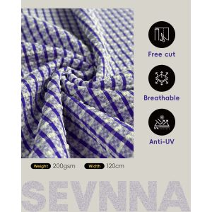 Premium 200gsm Textured Swim Fabric with 120cm Width and Unique Textured Pattern