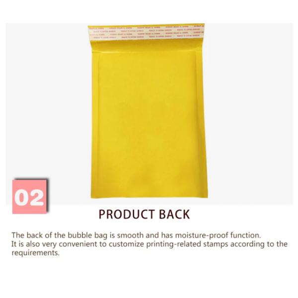 Polythene Foam Yellow Kraft Paper Shipping Bag Envelope