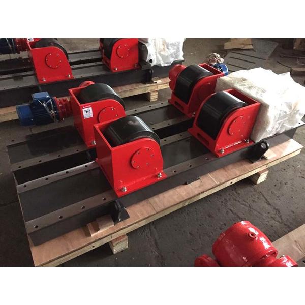 Quality 10T Conventional Tank Turning Rolls With Foot Pedal / Pipe Turning Rollers Welding Rotator for sale