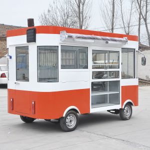 110v/220v Electric Vendor Carts Hot Dog Mobile Food Truck with Soybean Material