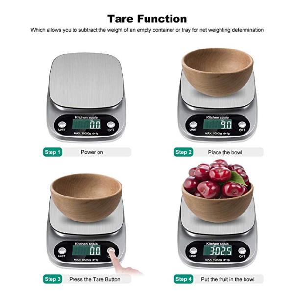 Electronic weight grams 2g to 5kg backing and cooking digital scale kitchen weighing food scales balance