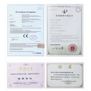 Ruian Zhenghao international trade co.,ltd Certifications