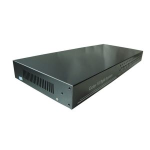Rack Mounted Real Time Color Quad Processor , CCTV 16 Channel Color Multiplexer