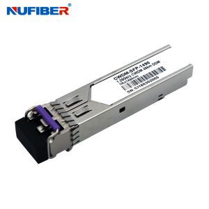 155Mb/S 120km CWDM SFP Transceivers Duplex LC 1270nm 1610nm SM DDM