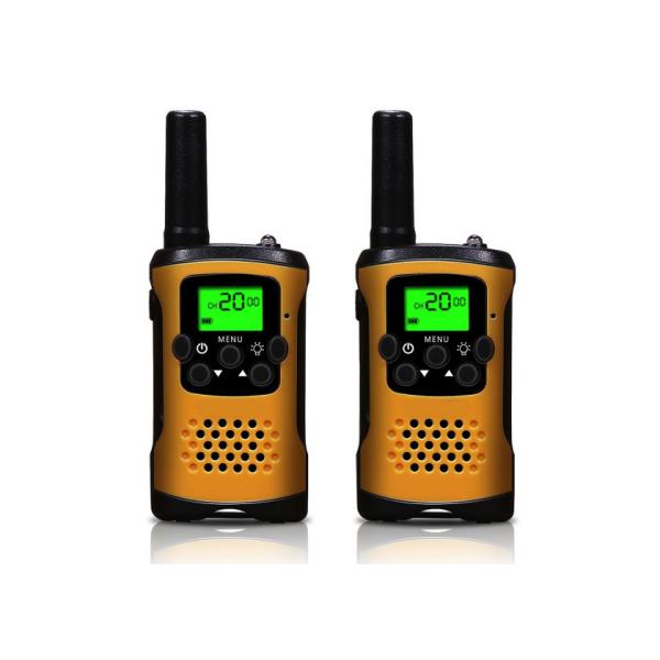 Quality VOX Rechargeable PMR446 Radios 5KM Range With Backlit LCD Flashlight for sale