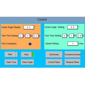 IEC 60950 Inclined Plane Ф1000mm With PLC Control For Mechanical Stability Test