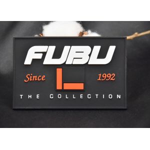 Embossed 3D PVC Patches , Garment And Bags Custom Rubber Patches
