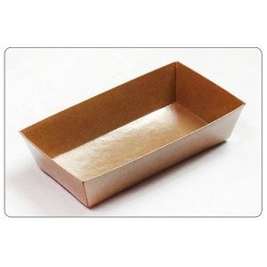 Baking Foods Paper Takeaway Containers With Plastic Lids Customized Logo