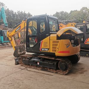 7280 KG Used Mini Sany SY75-8 Hydraulic Crawler Excavator with 0.28 Bucket