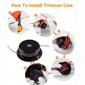 Professional Brush Cutters Nylon Trimmer Line for Over Grown Grass Blister