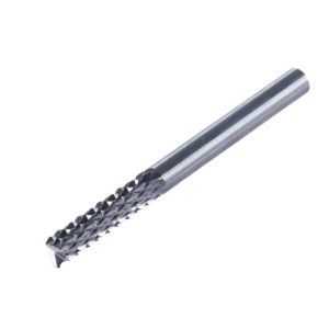 China Uncoated 4.0*12*45L*4 Solid Carbide Corn Teeth End Mill CNC Router Corn Bit on sale