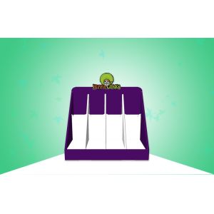 Two Tier Chicks Food Cardboard Countertop Displays , Retail Tabletop Displays