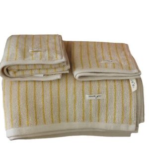 Add a Touch of Style to Your Bath with Multicolor Pinstripe Pattern Cotton Towel