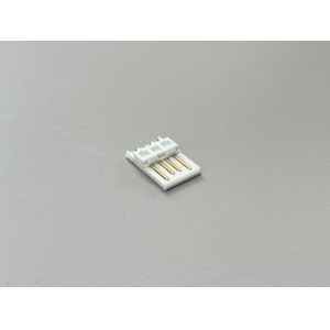 USB 2.0 AM Male Wire Solder Connector 5U Gold-Plated Terminal for Power & Data