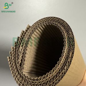 90gsm + 90gsm 2 Ply Brown Corrugated Paper Rolls 100cm X 50m Multi-Purpose