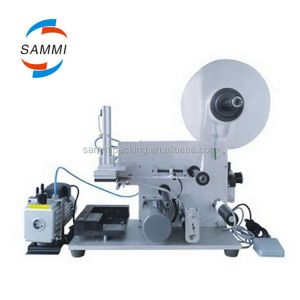 Customized Newest Semiautomatic Flat Labeling Machine for square Bottle